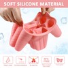 Popsicles Molds, 9 Cavity Silicone Popsicle Molds with 50 Pcs