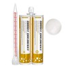NADAMOO Epoxy Grout Bright Porcelain White, Dual Tubes Waterproof Tile