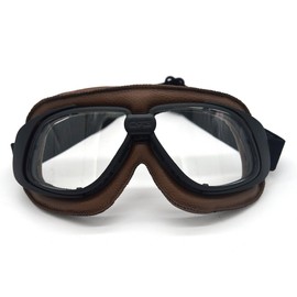 evomosa Motorcycle Goggles Vintage Pilot Style Goggles COLOR MG54