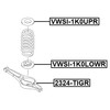 Rear Spring Upper Seat Febest VWSI-1K0UPR