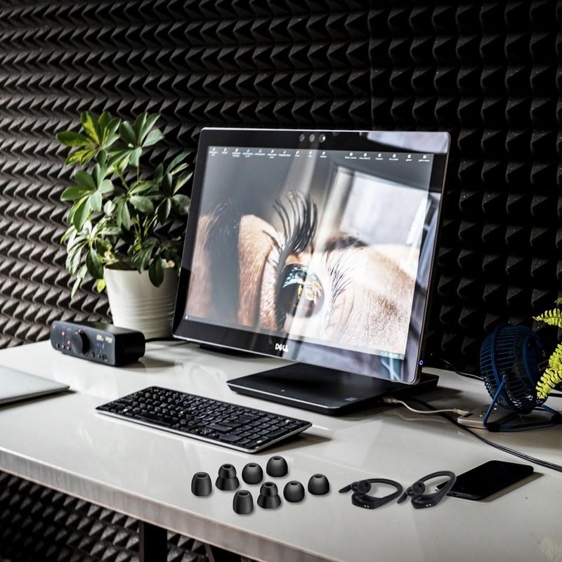 Replacement Eartips Compatible with Powerbeats Pro Wireless Earphone Headphones Soft