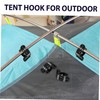 GANAZONO 10pcs Durable Camping Tent Hooks Lightweight Plastic Connection Clips