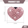 Vowbrew Bling Car Air Vent Decorative Clip, Cute Heart Shaped