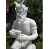 JFSM INC. Pan Playing Flute on Rock Statue - Greek