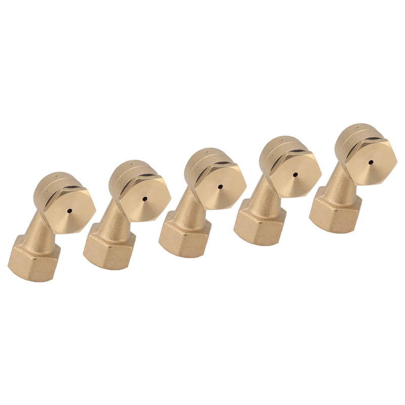 5PCS G1/2in Female Thread Brass Deck Jet Nozzles Durable Waterscape