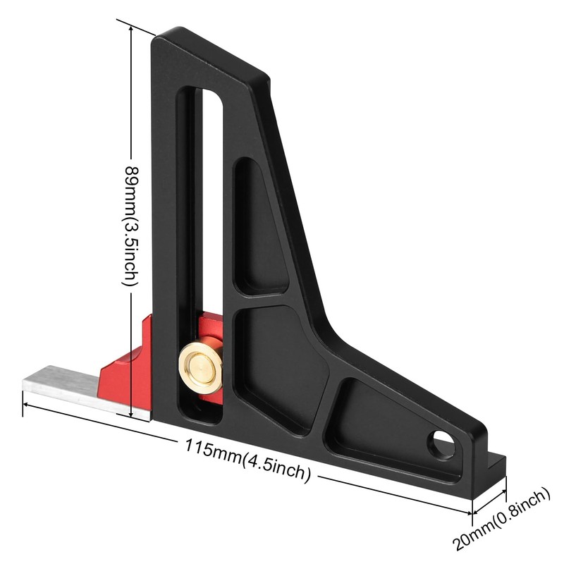 TOOLCOOL Height Gauge Depth Gauge Woodworking Tool Setting Gauge Setup