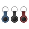 STEREN 3 Cubiertas de silicón para POD-TAG1, POD-TAG3, Azul/Negra/roja