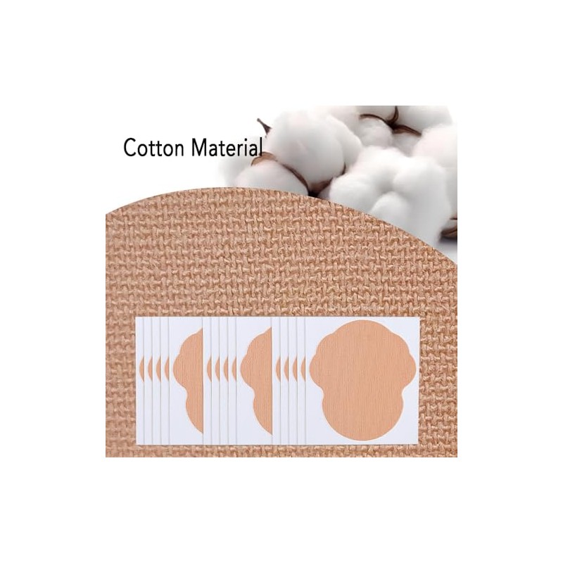 Invisible Self-Adhesive Underarm Sweat Pads - 20 Pcs