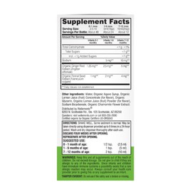 Wellements Wellements Organic Gripe Water | Relieves Occasional Stomach Discomfort from Baby Gas, Colic, Hiccups and Fussiness | Certified Organic and Non-GMO | No Artificial Flavors | 4 Fl Oz. | Ages Newborn+