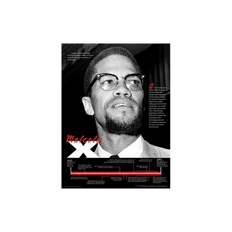Prakken Publications Malcolm X Poster