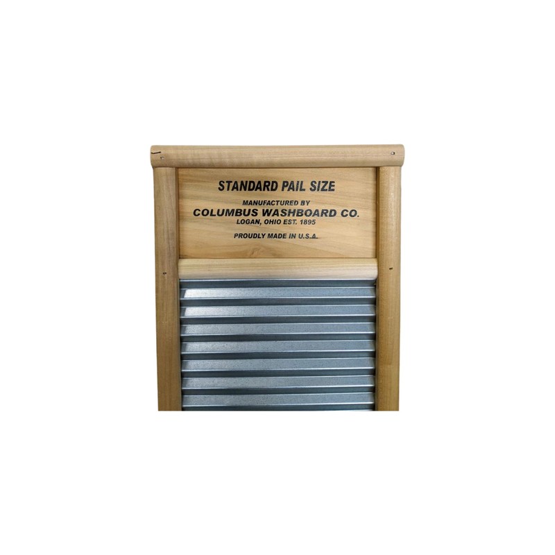 Bear On Easy Galvanized Washboard (Pail Size 8½” x 18")