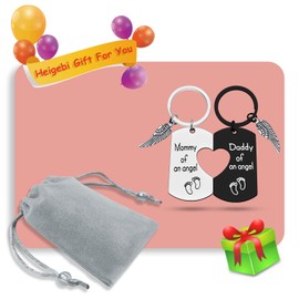 Memorial Gifts Sympathy Keychain for Loss Child of Dad Mom Miscarriage Keyring Baby Memorial Gift Sympathy Gifts for Parents Remembrance Key Chain Jewelry Bereavement Stillborn Pregnancy Loss Gifts