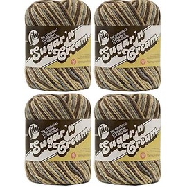 LILY Sugar 'n Cream Pack of 4-57.9g Each Ball-Earth Ombre