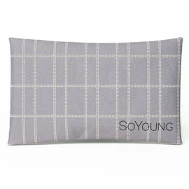SoYoung No-Sweat Ice Pack for Lunch Boxes, Light Grey Grid