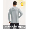 BALEAF Men's UV SPF Hoodie Shirts UPF 50+ Sun Protection