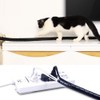 RELIANCER 10FT Cable Management Sleeve Organizer,1/2 inch Coiled Cord Organizer