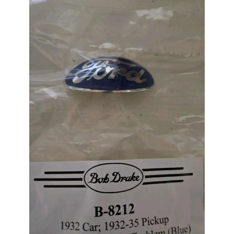 Ford 1934 1935 FORD GRILLE SHELL ORNAMENT AND BADGE ,