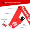 Closed for Maintenance Sign with Magnetic Ends, Additional Suction Cup