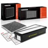 A-Premium 2-PC Engine & Cabin Air Filter with Activated Carbon