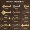 12PCS Hollow Barrel Skeleton Key, Universal Skeleton Key, Generic Skeleton