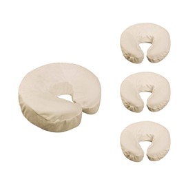 Spa Luxe Fitted Flannel Face Cradle Covers - 4 Pack by Massage Tables