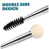 Gatuida 6Pcs Dual Ended Makeup Brush Eyelash and Eyebrow Applicators
