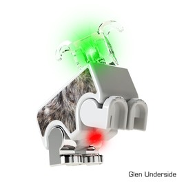 E-Blox Lumen Power Figure Glen Puppy, LED Glowing Light Up Figure, Glows Green When Connected to Metal Contact Point, Building Blox STEM Toy for Kids, Birthday Gift, Boys, Girls, 6+