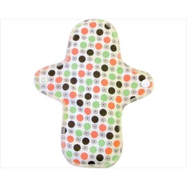 特殊衣料 K-Pad 45cc 花柄ドットオレンジ