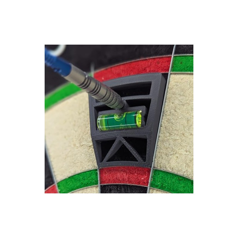 Triformia Dartboard Level Tool – Eco-Friendly 3D Printed Spirit Level