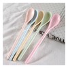 Pack of 5 plastic spoons, long spoons, plastic egg spoons,