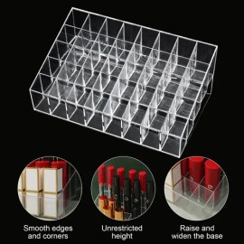 Organizador Para 40 Labiales Exhibidor Maquillaje Acrílico                                                                                            