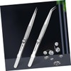 jojofuny Jewelry Making Tweezers Precision Stainless Steel Crafting Tool Ergonomic