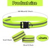 SULIVES Reflective Running Gear Set, High Vis Straps & 4Pcs
