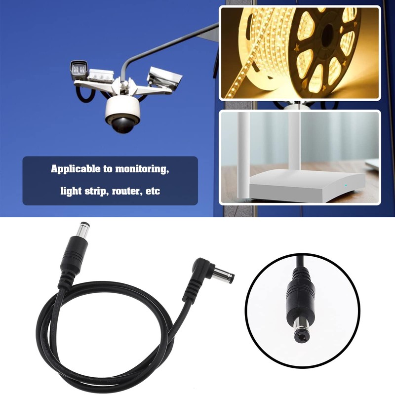 Create idea Pack of 2 DC5521 Male to Right Angle