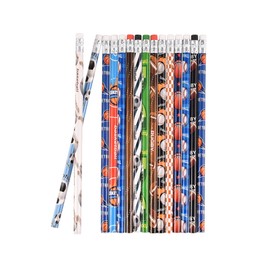 Jsehchya 72PCS Wooden Cased Pencils for Kids Bulk with Erasers, Fun Cute for School,Drawing,Gift (pattern, 72)