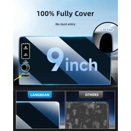 LANGBEAN Screen Protector for 2025 2024 2023 Honda Civic/CRV/Pilot/HRV/Ridgeline/Acura Integra 9 inch Touchscreen, HD Clear, High Sensitivity, 9H Tempered Glass Car Navigation Screen Protector