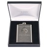 70th Birthday Engraved Hip Flask Golfer Feature in Gift Box