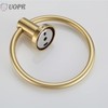 UOPR Brushed Gold Towel Rings for Bathroom, SUS 304 Heavy