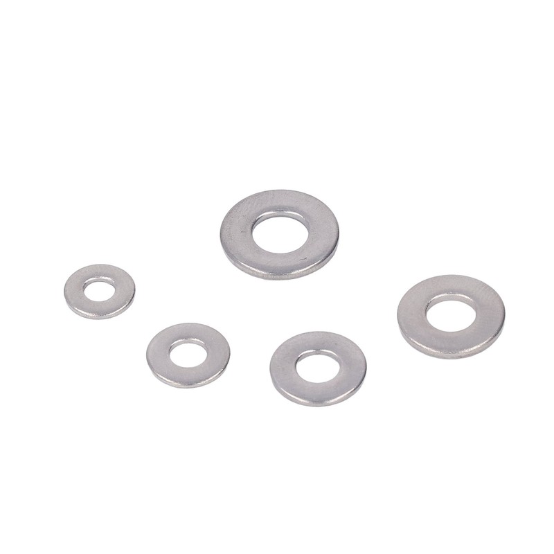 250PCS Flat Washer Kit Stainless Steel 5 Specifications Anti Corrosion