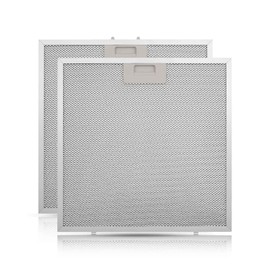 Vaticas Range Hood Grease Filter Replace WB02X27207 4463981 AP6039217 PS11771771 EAP11771771 Fit for GE JVX5300BJ1TS JVX5300DJ1BB JVX5300DJ1WW, Aluminum Mesh Range Hood Non-Duct Filter 2PCS
