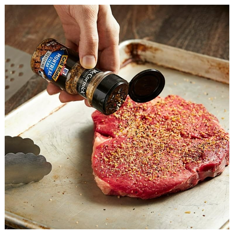 Montreal Steak Seasoning, Mccormick 3.4 oz (1), Boxed by Fusion