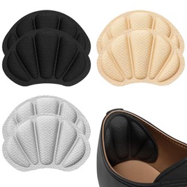 6 Pairs Heel Pads Shoes Heel Protectors for Shoes Slip and Blisters Invisible Heel Cushions for High Heels, Men and Women, Sports Shoes and Everyday Shoes