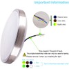 ZHMA 8-Inch LED Ceiling Lights,Flush Mount Lighting Round,12W 880LM 80W