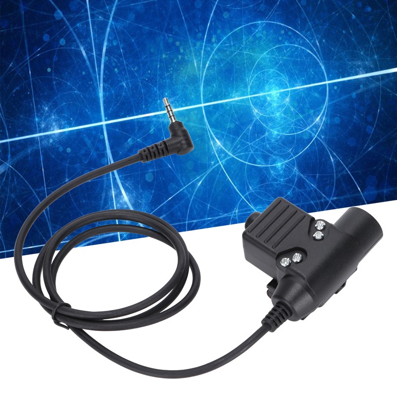 U94 PTT Headset System Adapter PU Tensile Wire Headset Military