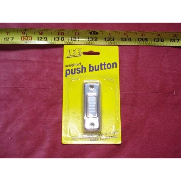 Lee (1689.) Push Button for Door Bell - Unlighted