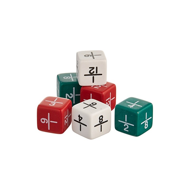Didax Educational Resources Fraction Dice (6 Piece)