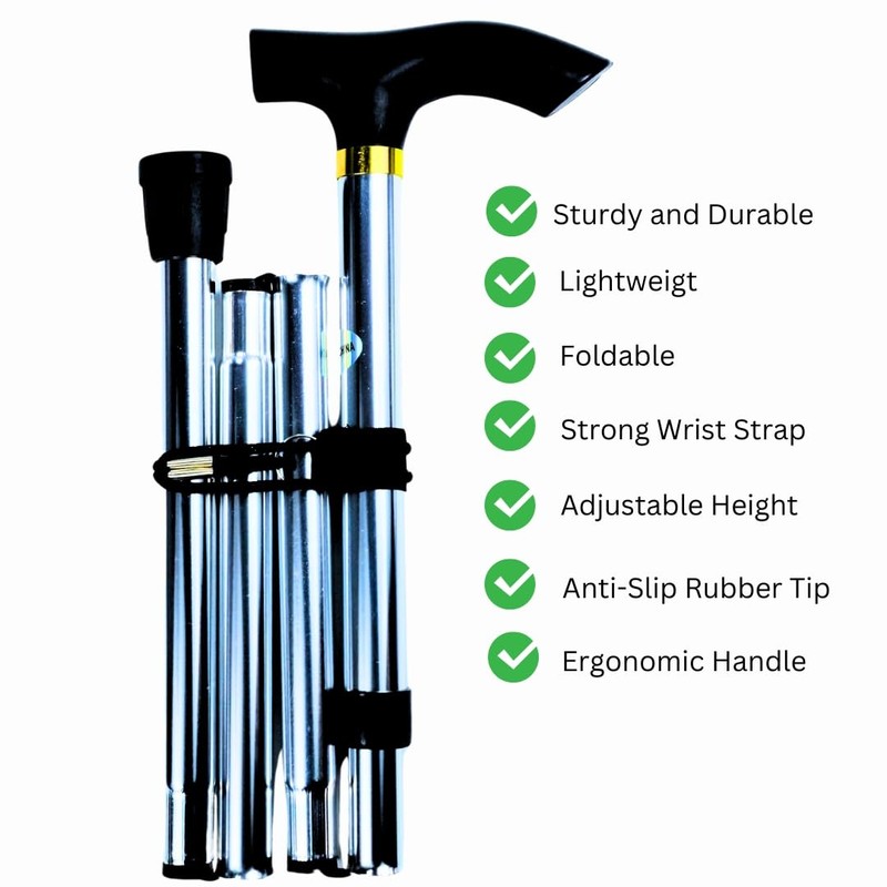 Walking Sticks for men and women, Lightweight Folding with Adjustable