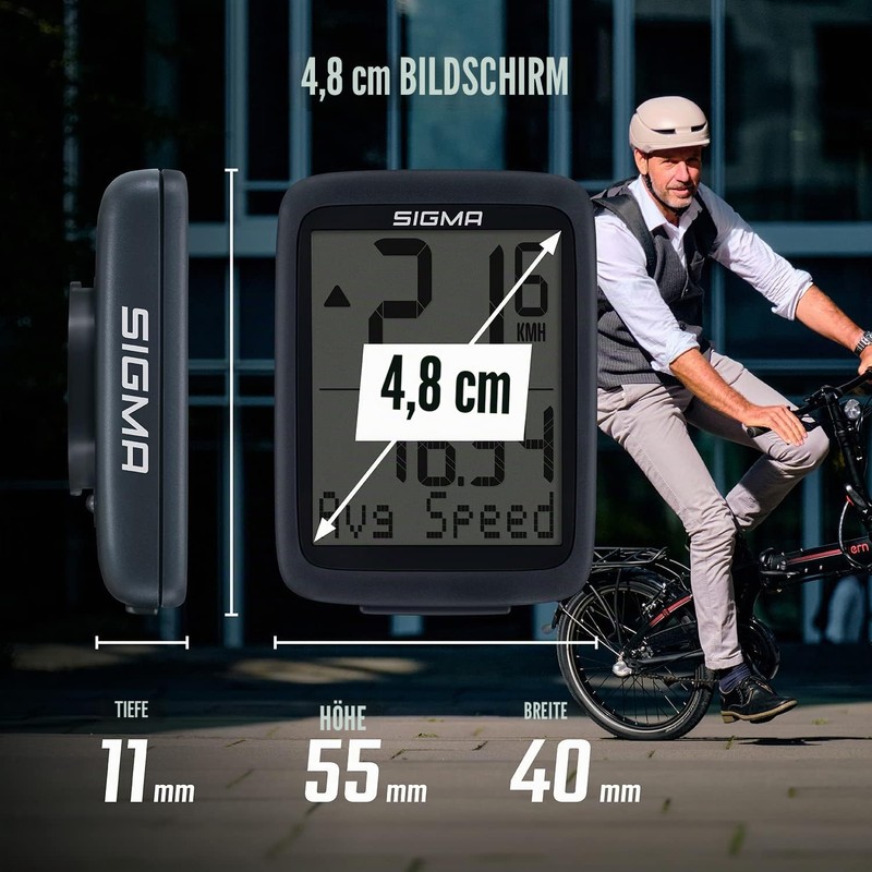SIGMA BC 8.0 WR| Bicycle Computer with 8 Functions |