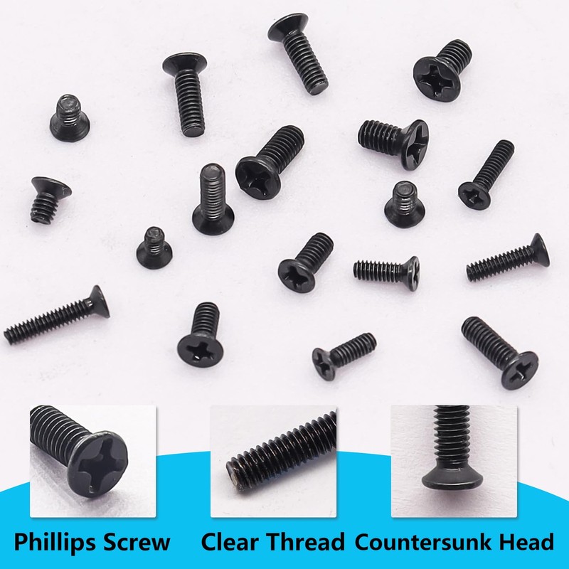 Bemaka 360Pcs Laptop Screws Notebook Computer Tiny Screw Kit 12