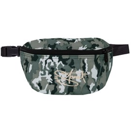2Stoned Classic Hip Bag with Embroidery Classic Logo or Rudeboy Stylee in 12 Colours, Ice Camo, Neck pouch